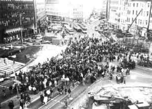 Blockade Jahnplatz